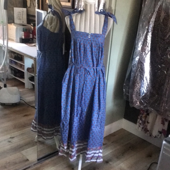 🛑 1 hour sale. Cleobella, Ethically Handmade, Artisan Crafted, India Midi Dress - Picture 8 of 14